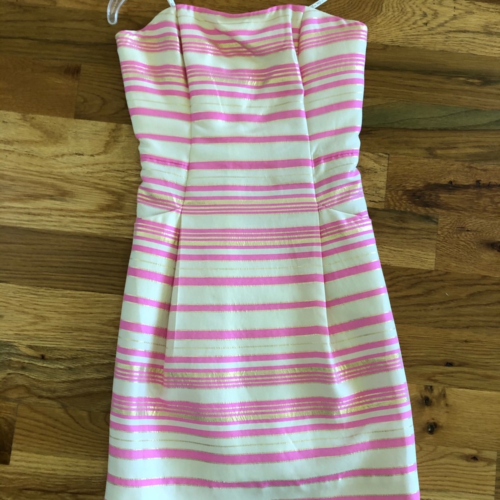 Lilly Pulitzer Strapless Cocktail Dress